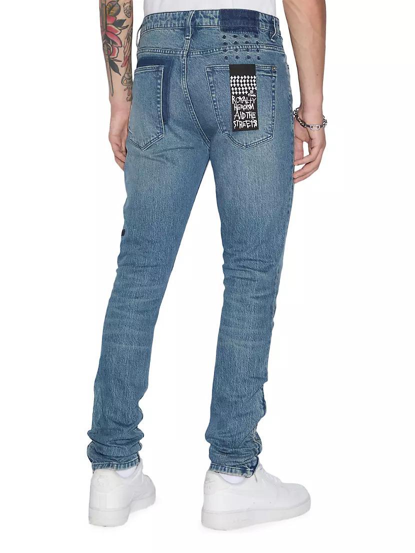 Van Winkle Zip Kult Stretch Skinny Jeans Product Image