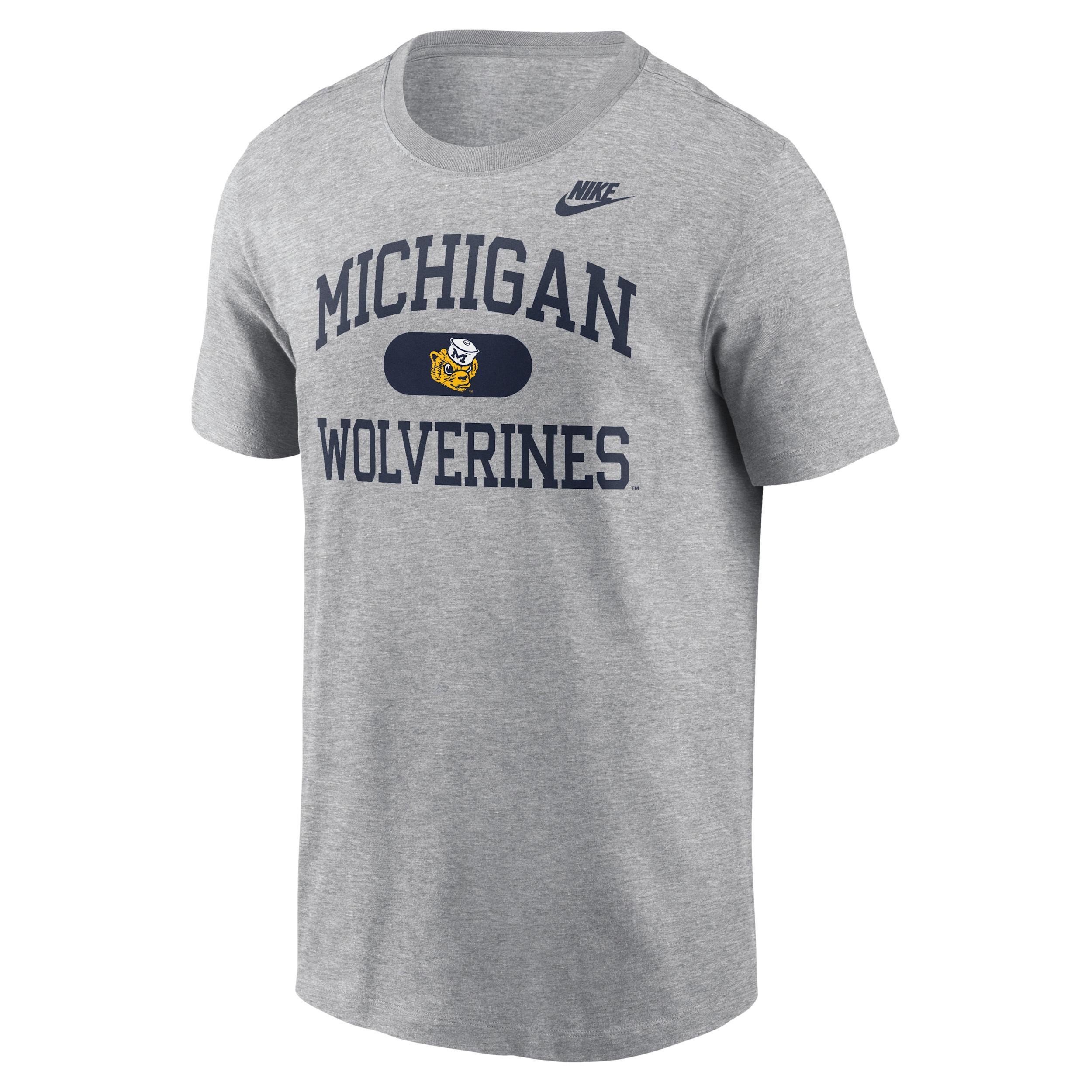 Michigan Legacy Alma Mater Nike Mens College T-Shirt | N19941SMWV-7UG Product Image