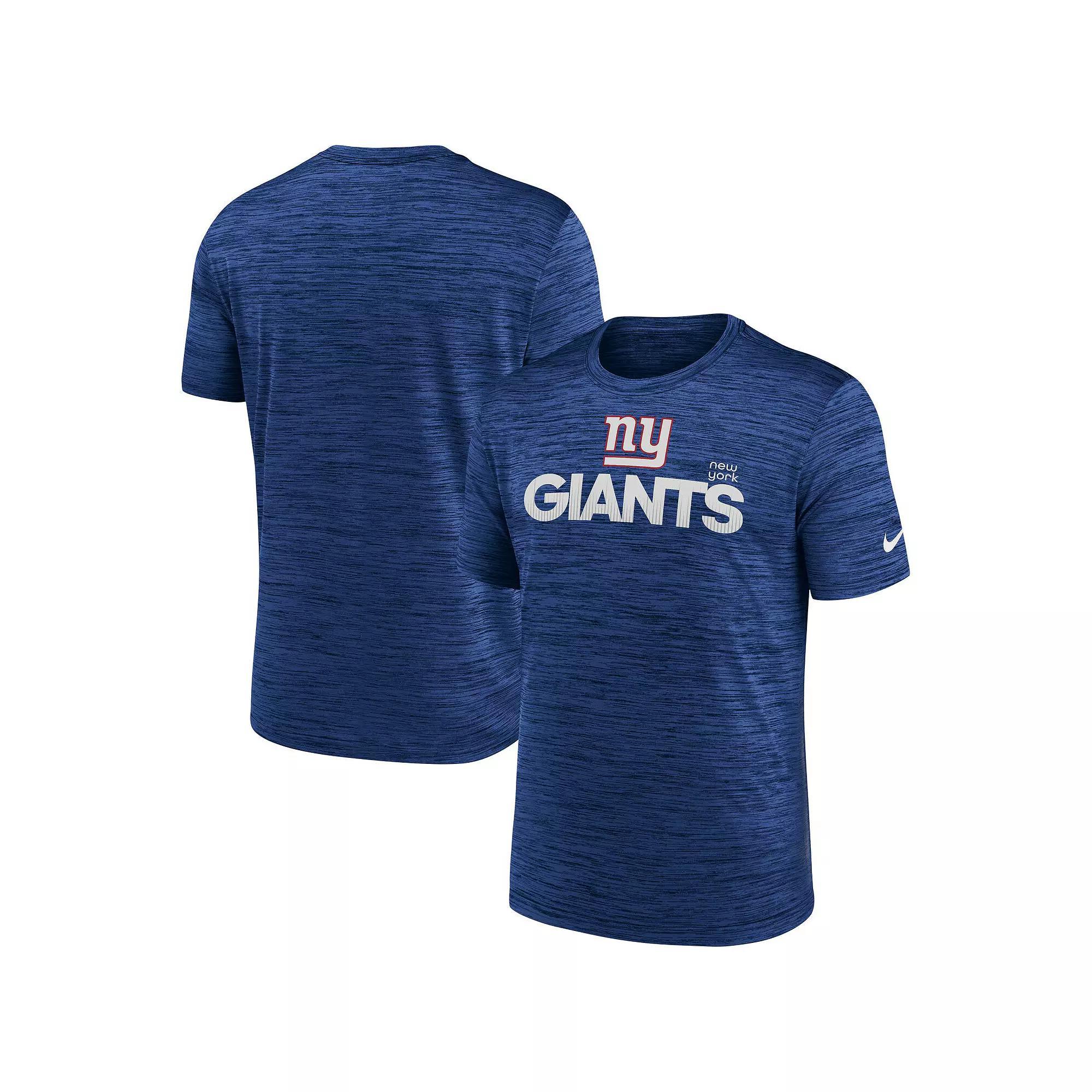 Men's Nike Royal New York Giants Blitz Velocity Modern Performance T-Shirt,  Product Image