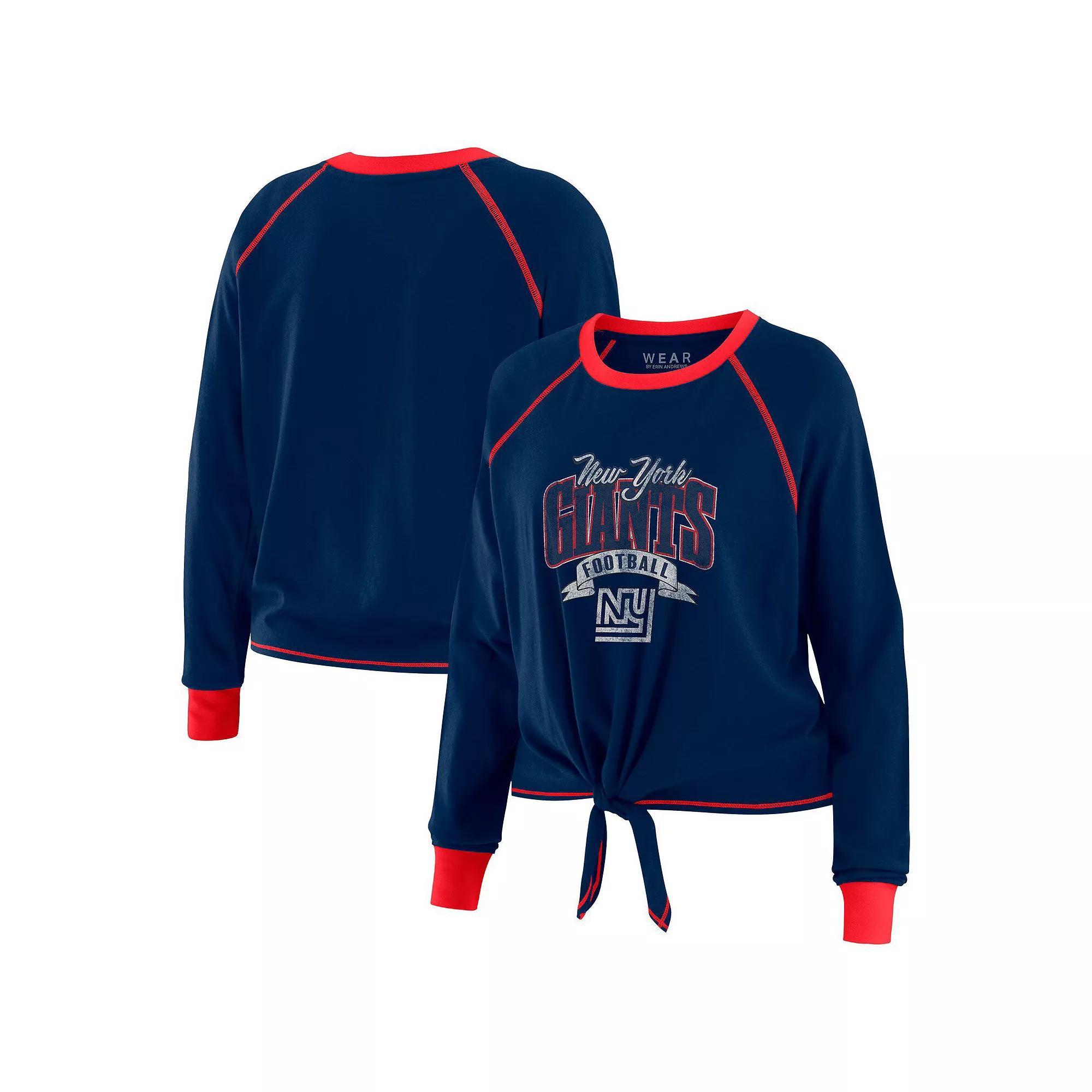 Women's WEAR by Erin Andrews Royal/Red New England Patriots Plus  Product Image