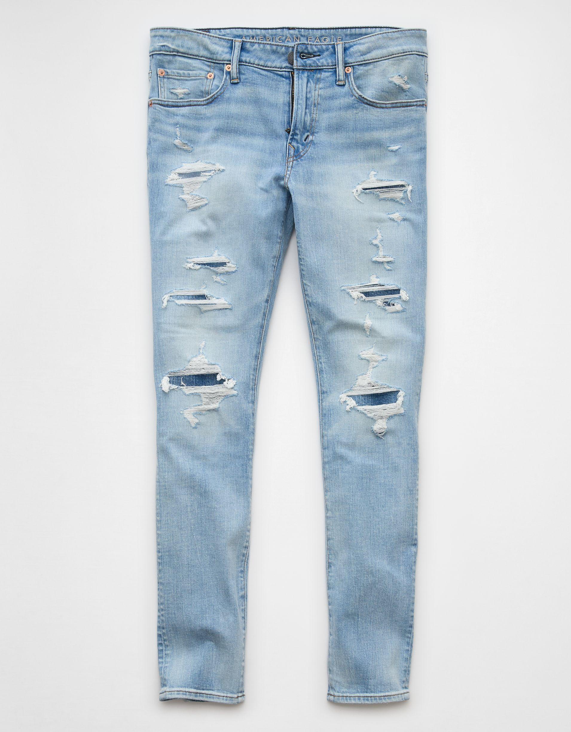 AE AirFlex+ Patched Skinny Jean Product Image
