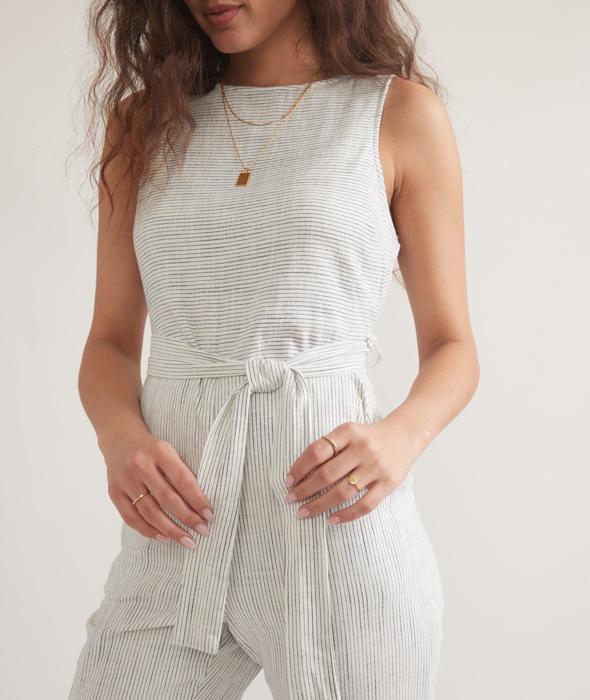 Eloise Belted Jumpsuit Product Image