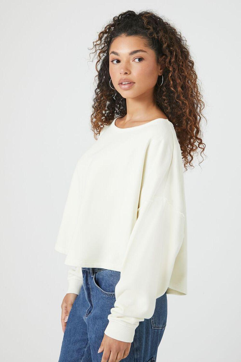 Fleece Drop-Sleeve Pullover | Forever 21 Product Image