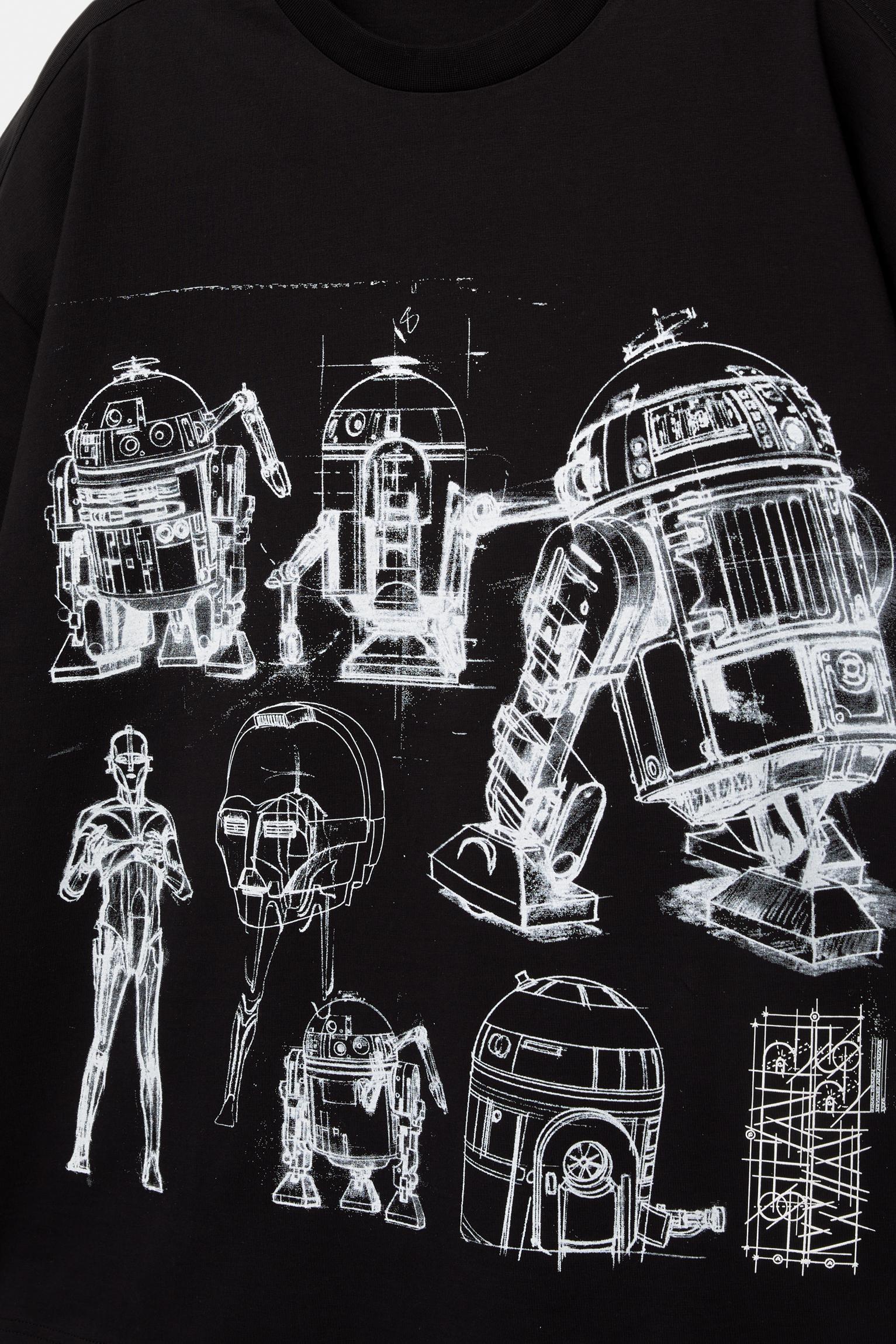 Black Star Wars T-shirt Product Image