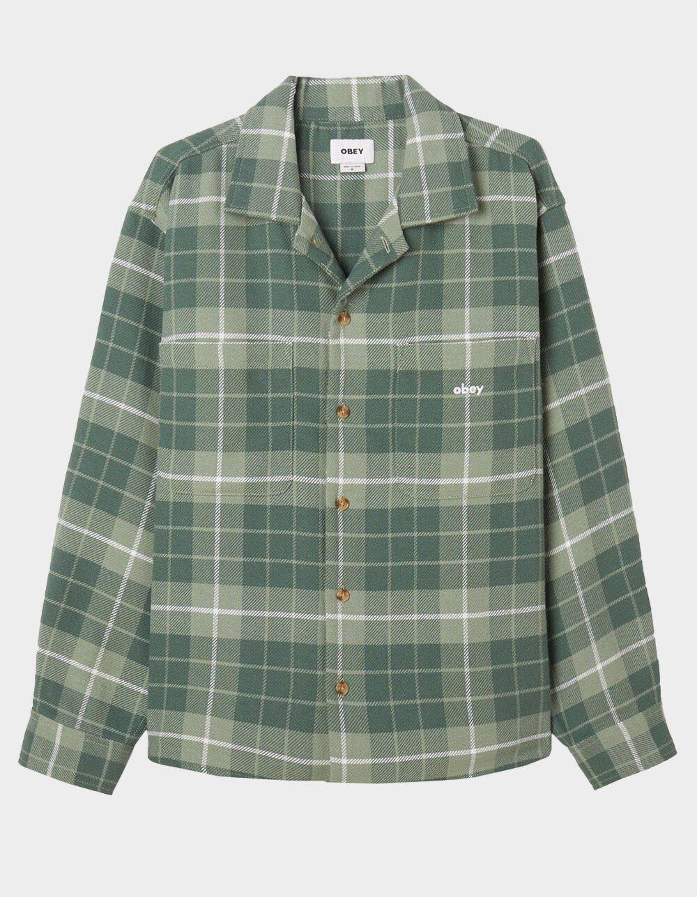 OBEY Bigwig Simon Mens Flannel - LT GREEN Product Image