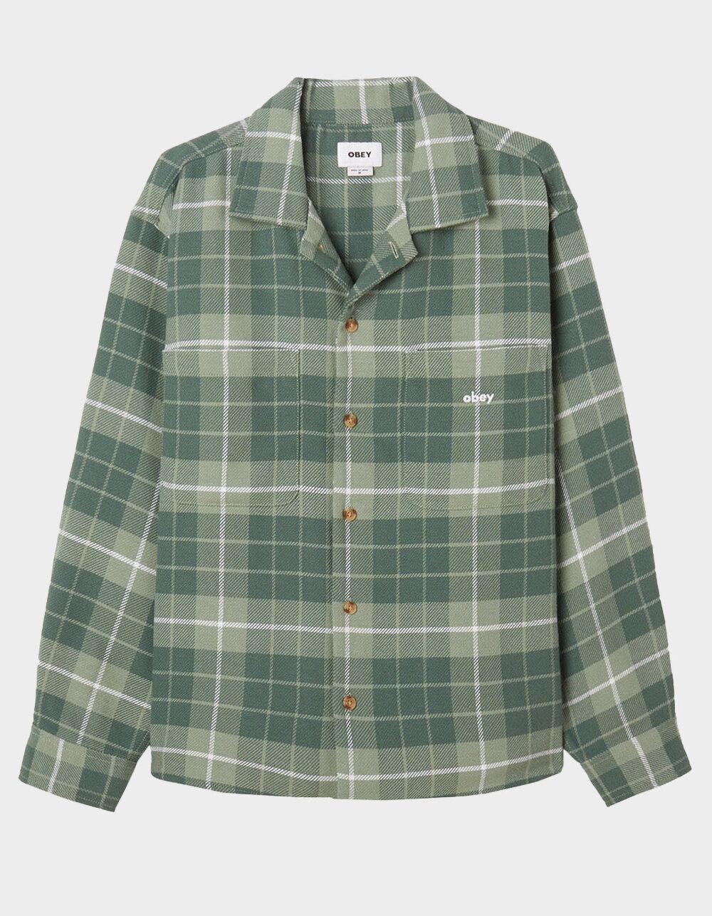 OBEY Bigwig Simon Mens Flannel - LT GREEN Product Image