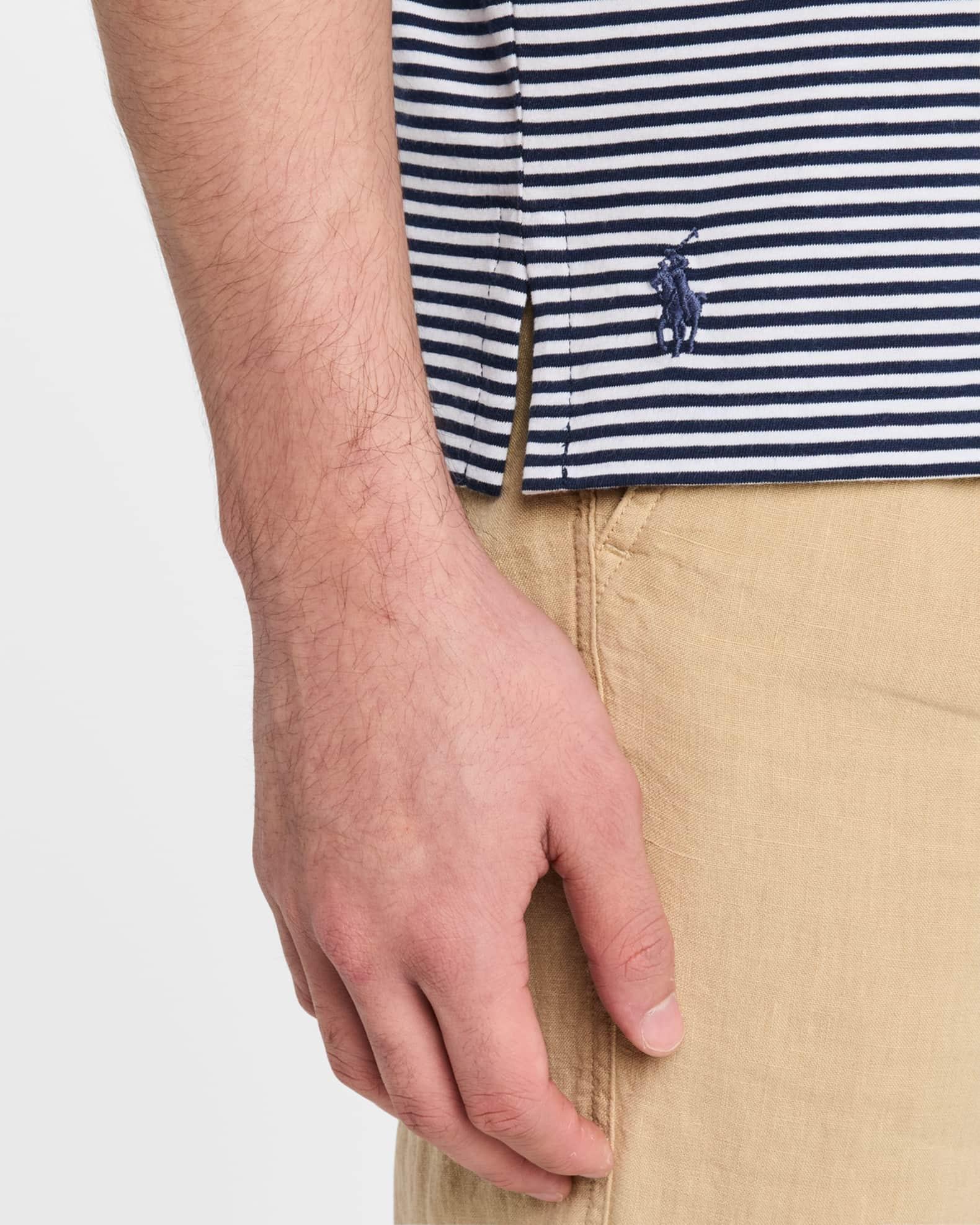 Mens Standard-Fit Lisle Polo Shirt Product Image