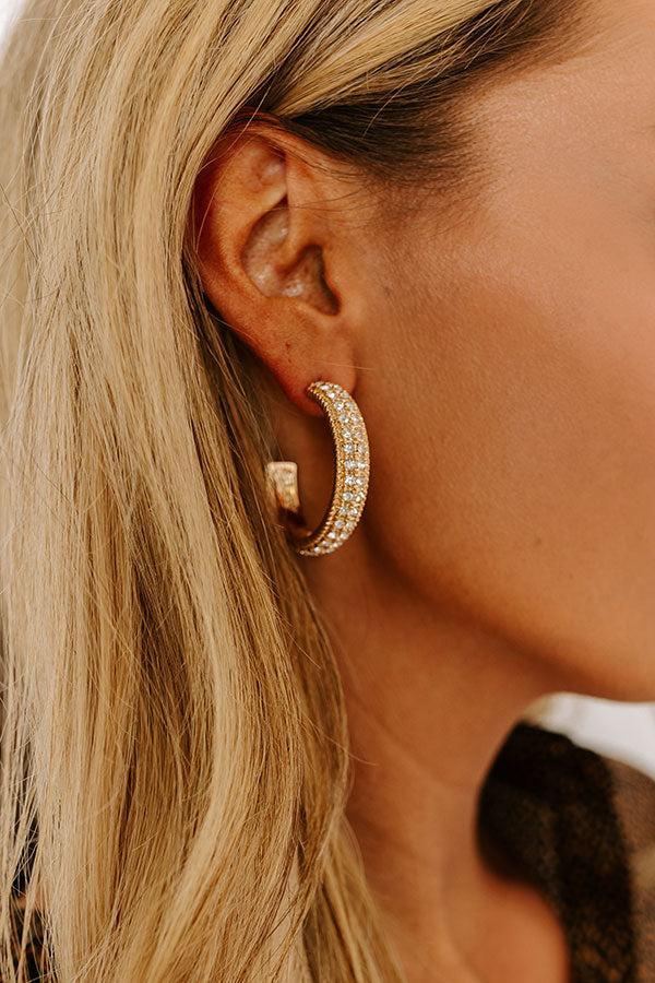 Shine Bright Hoop Earrings Product Image