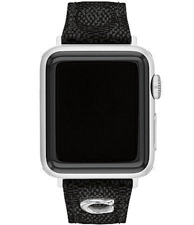 COACH Womens 384041mm Signature Canvas Strap for Apple Watch Product Image