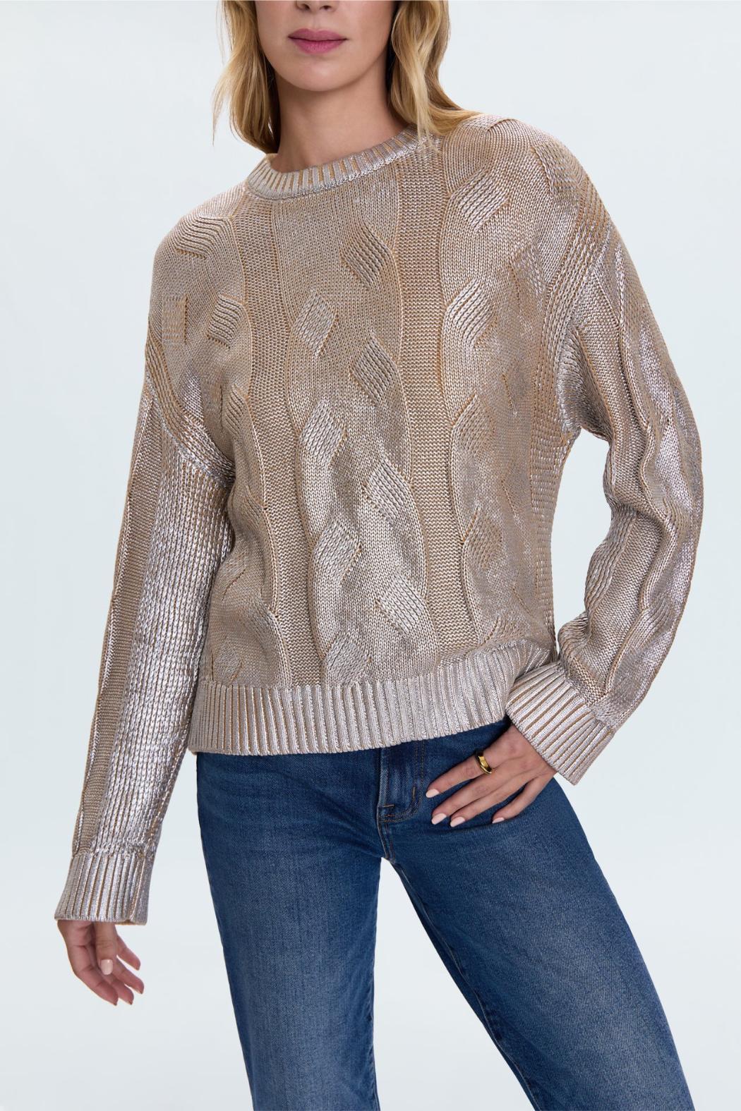 "Everly" Met Cable Sweater Product Image