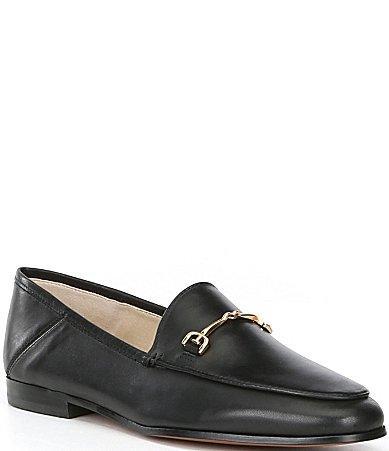 Sam Edelman Loraine Leather Bit Buckle Flat Loafers Product Image