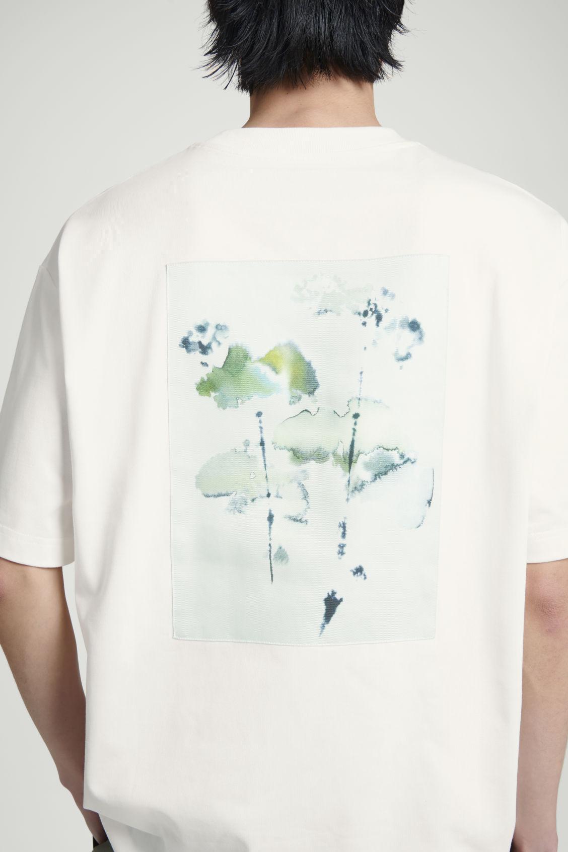 OVERSIZED BOTANICAL-PRINT COTTON T-SHIRT Product Image