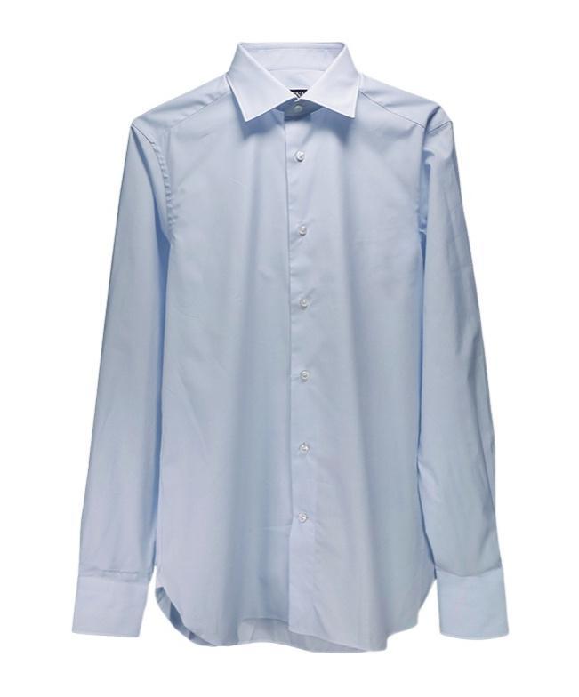 ZEGNA Long-sleeved Shirt In Gray Product Image