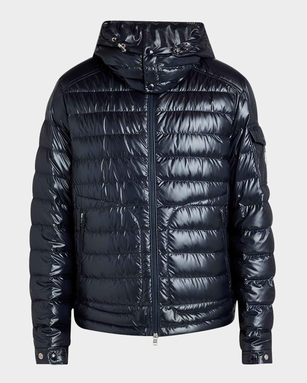 Mens Lauros Hooded Short Down Jacket Product Image
