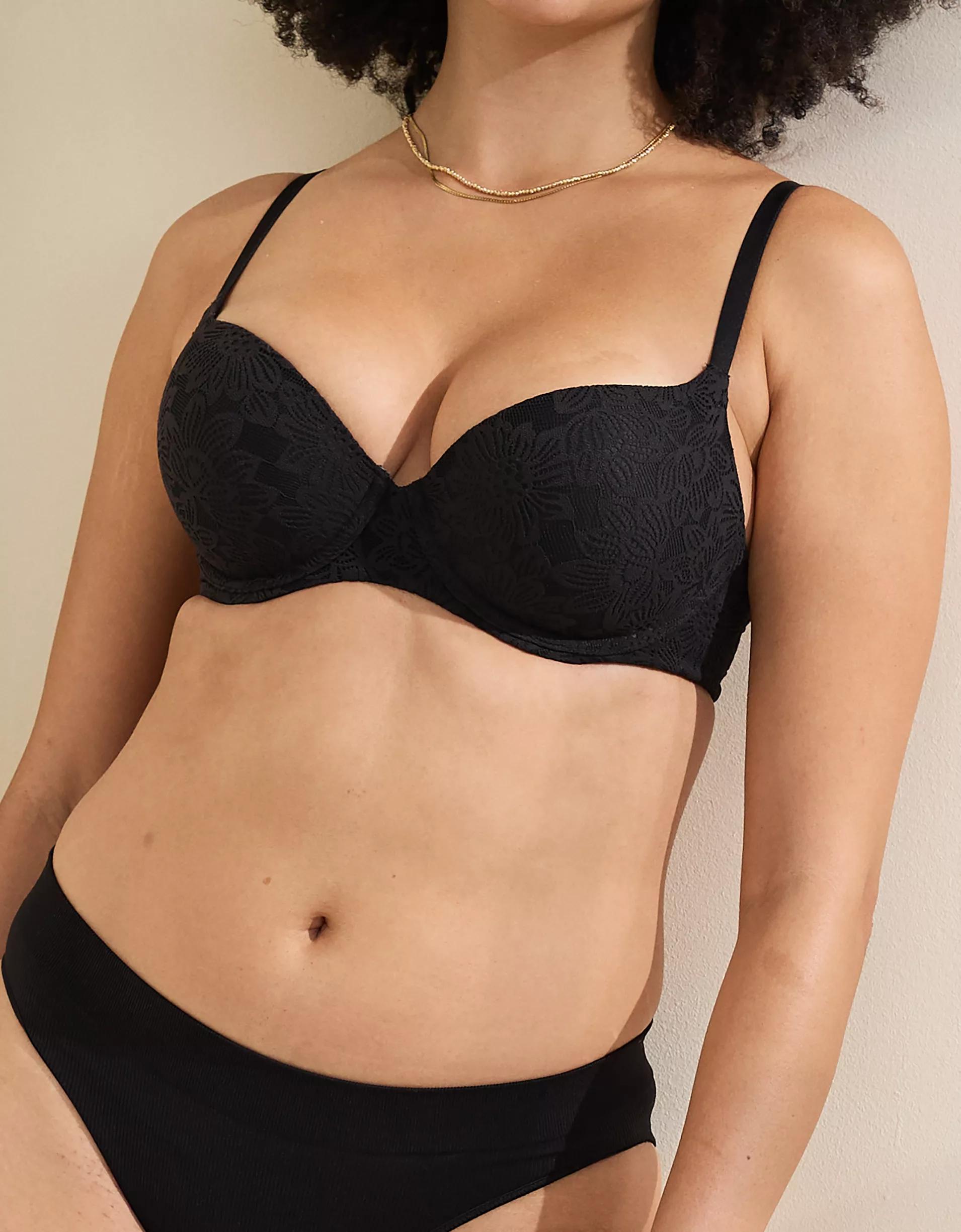Sunnie Bloom Lace Demi Push Up Bra Product Image