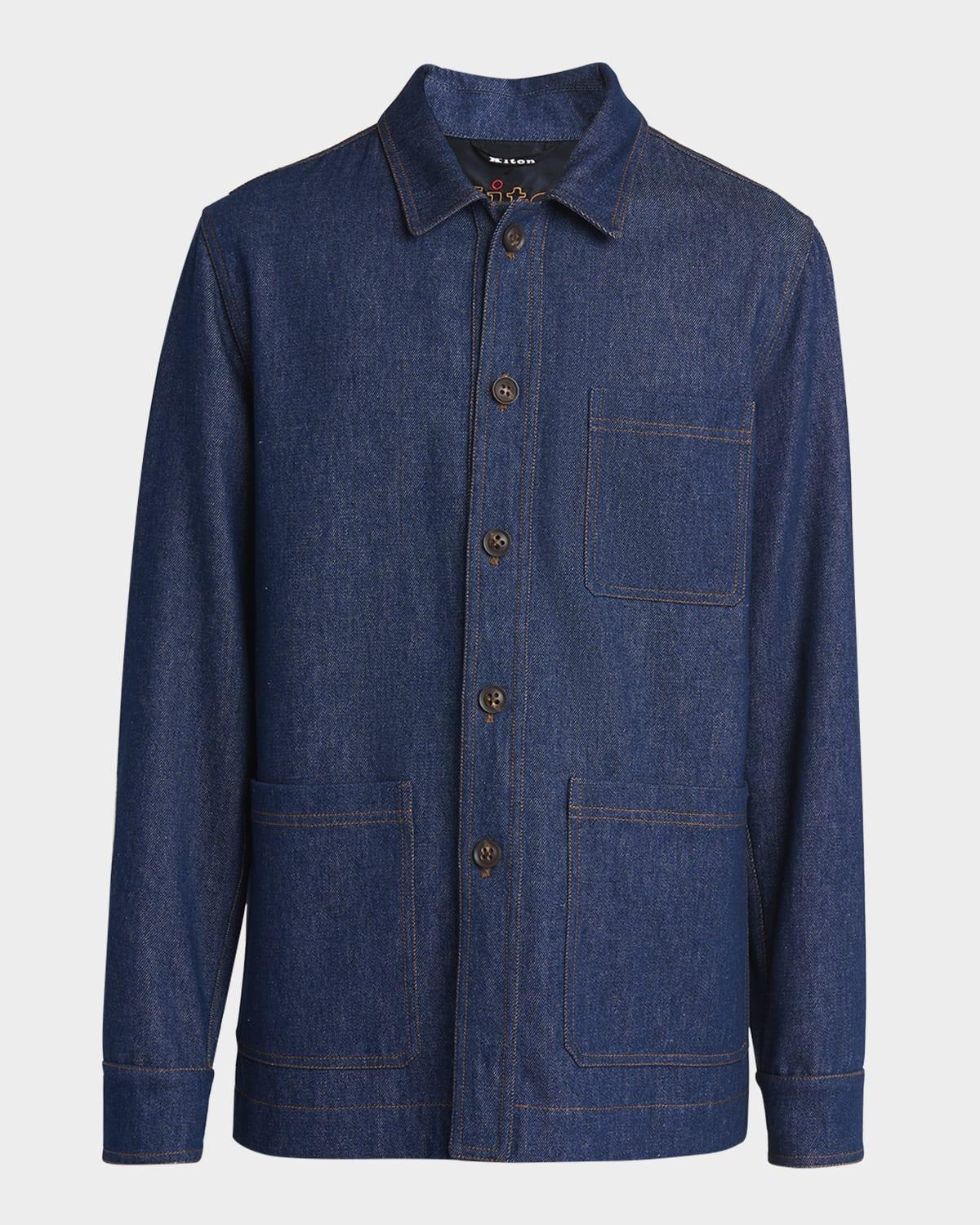 Men's Denim Workshirt Product Image