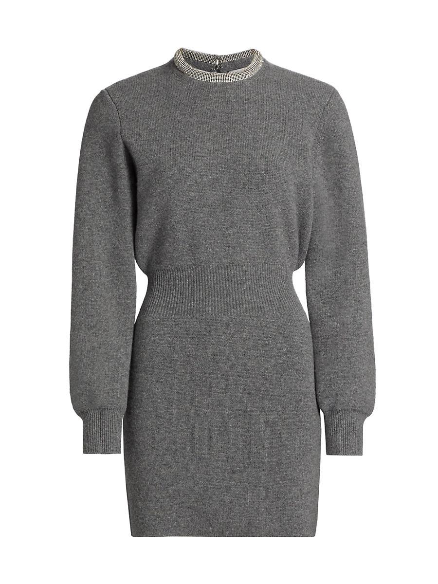 Womens Embellished Collar Minidress Product Image