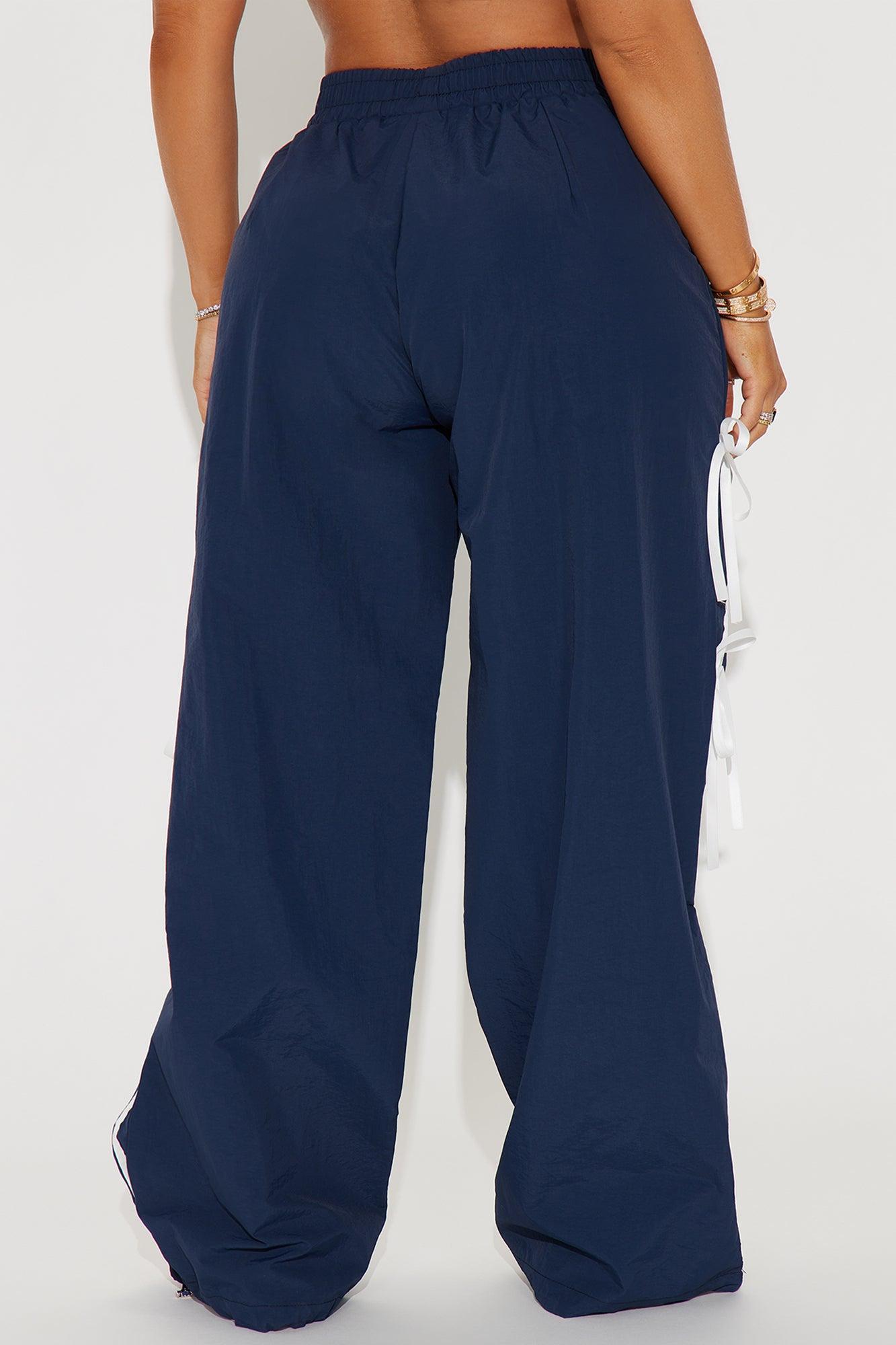 Cindy Windbreaker Track Pant - Navy Product Image