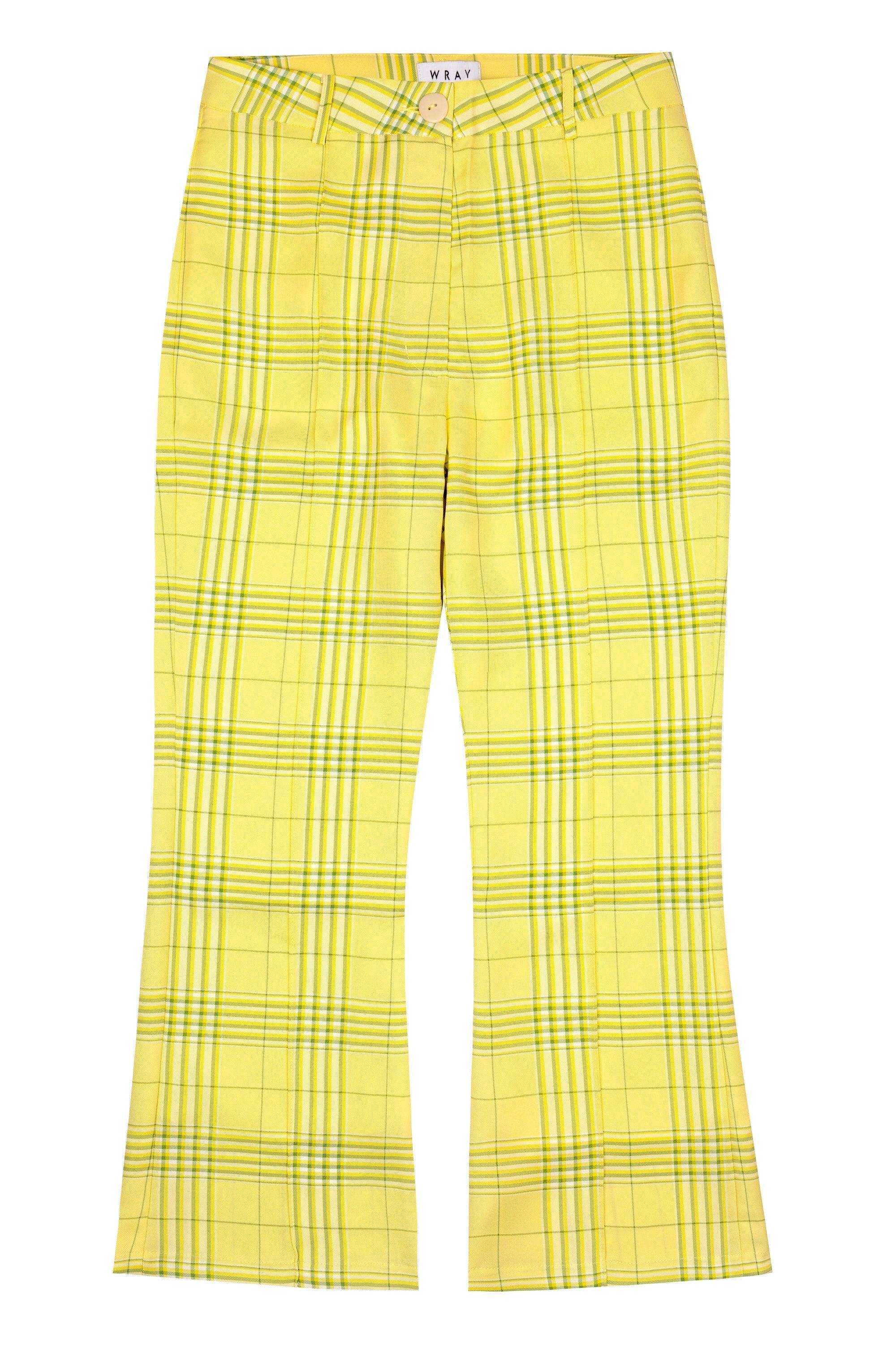 Travis Pant - Avocado Plaid Product Image