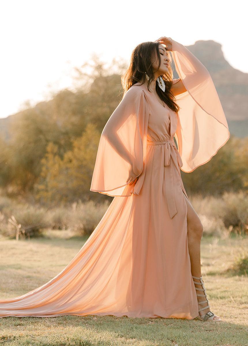 Nerina Dress in Desert Shell Female Product Image