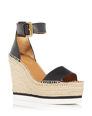 Womens Glyn Leather Wedge Sandals Product Image