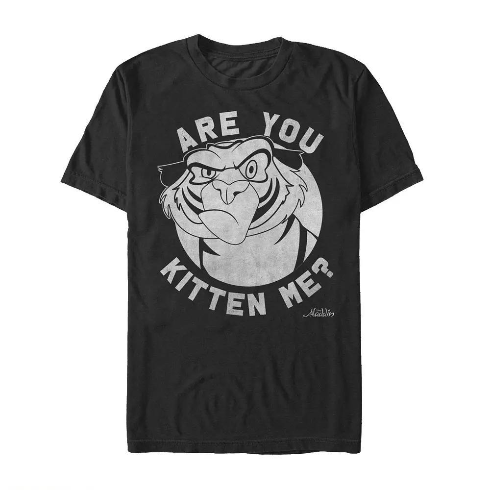 Men's Disney's Aladdin Rajah Angry Tee, Size: XXL, Black Product Image