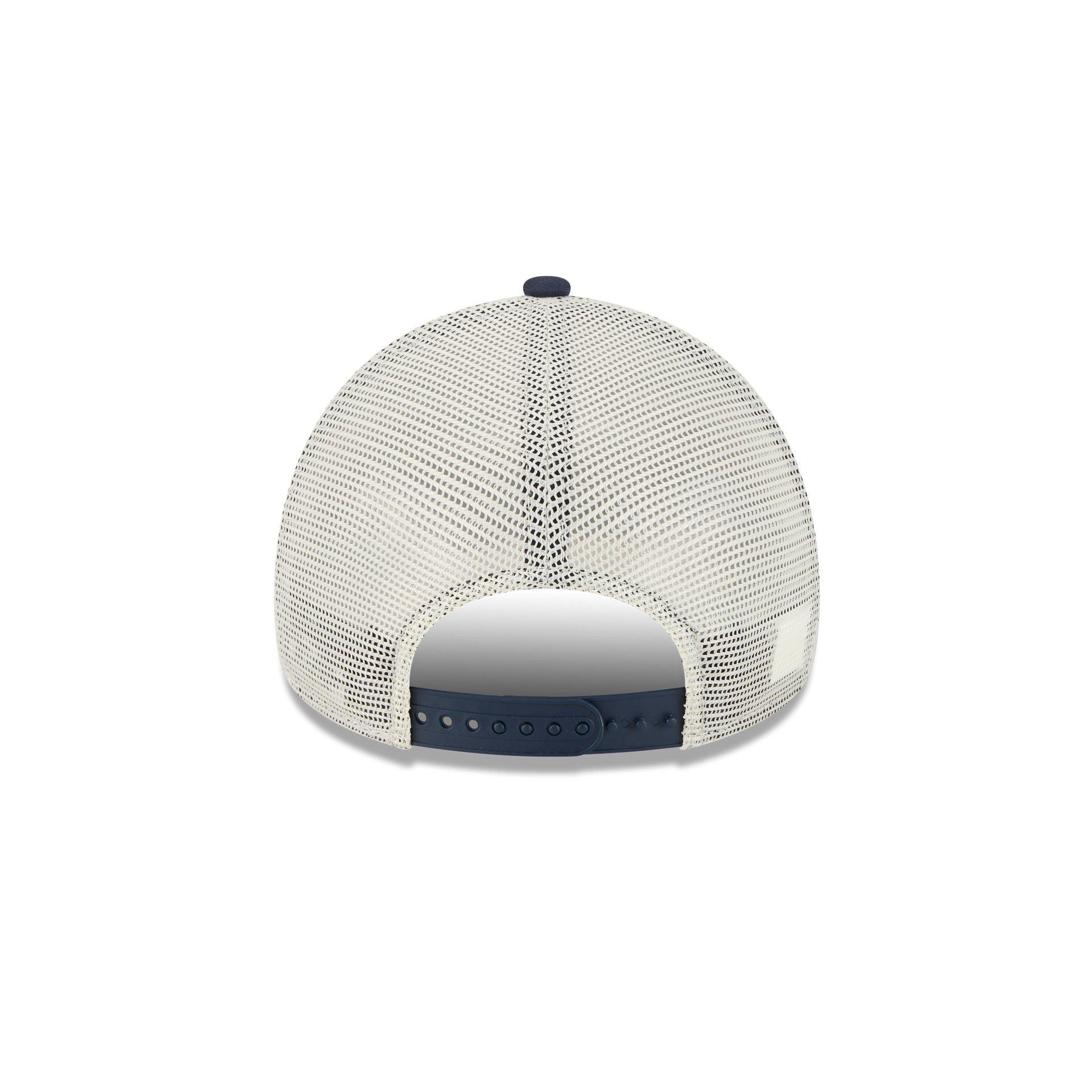 Utah Jazz Navy Purple 9FORTY A-Frame Trucker Hat Male Product Image