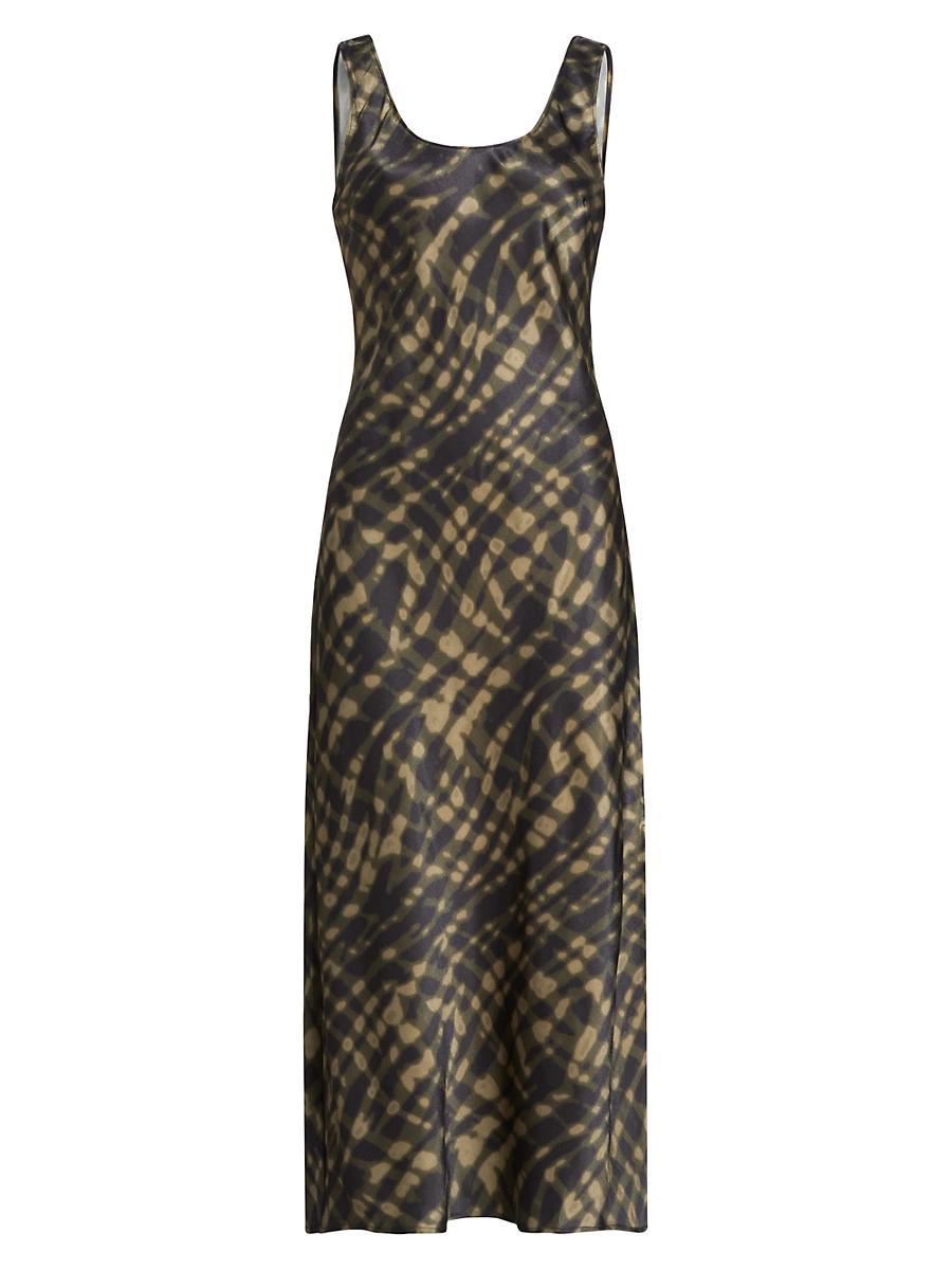 Kailani Abstract Scoopneck Midi-Dress Product Image