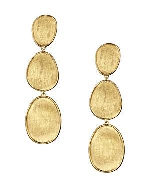 Lunaria 18K Yellow Gold Triple-Drop Earrings Product Image