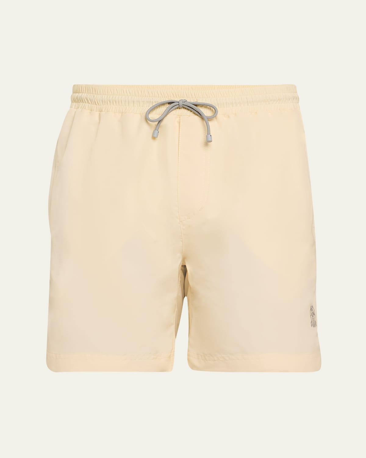 Mens Solid Swim Trunks Product Image