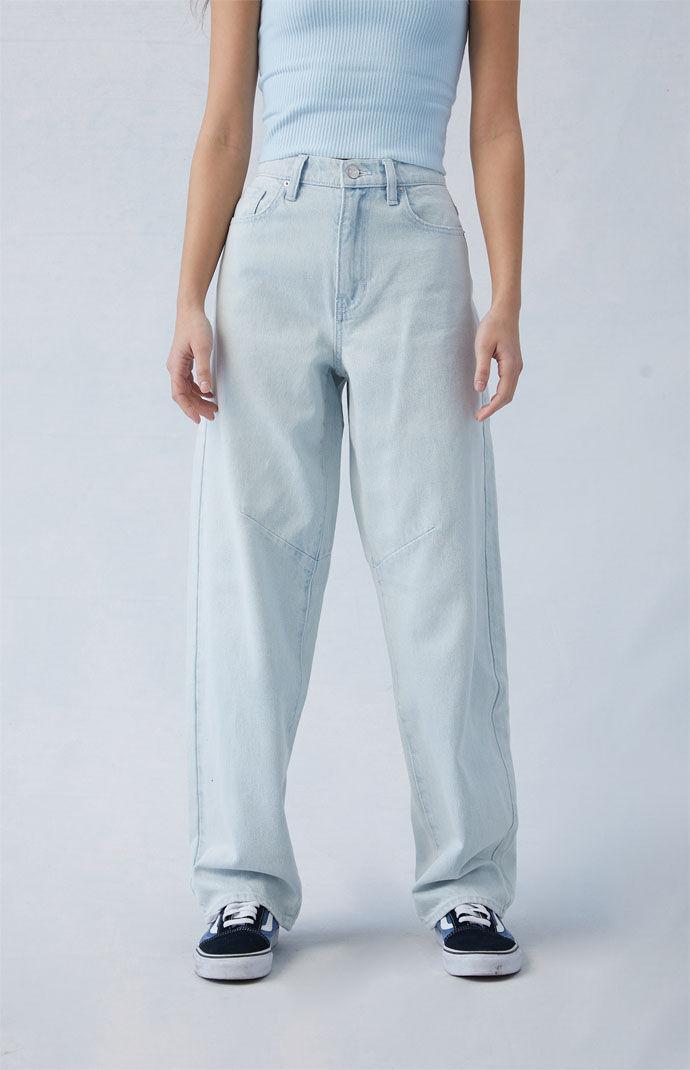 Women's Eco Light Indigo Barrel Jeans Product Image