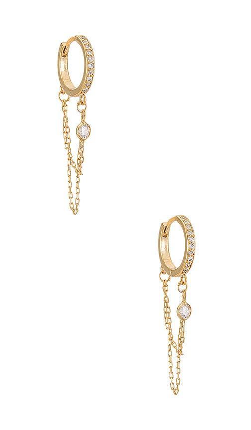 Reese Huggy Hoop Earring Natalie B Jewelry Product Image