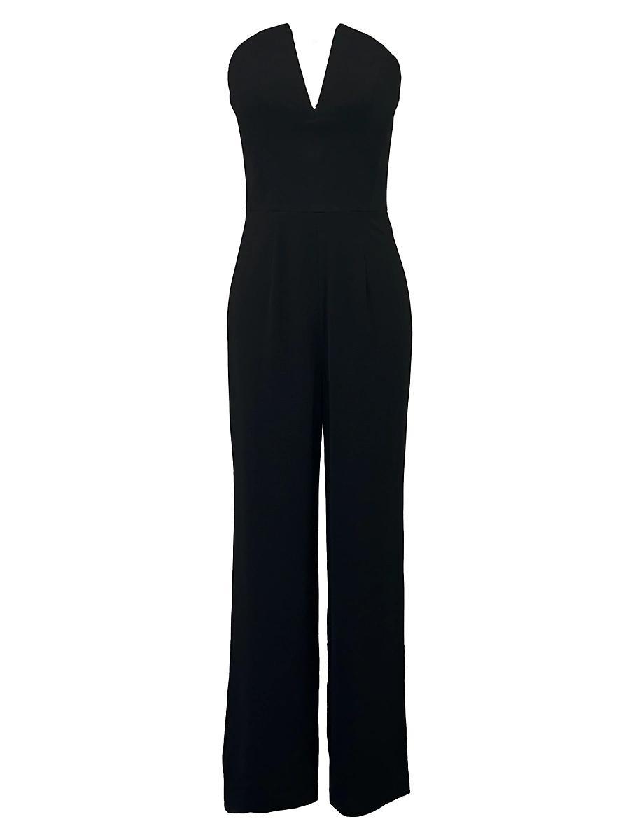 Womens Fernanda Stretch Crepe Straight Jumpsuit Product Image