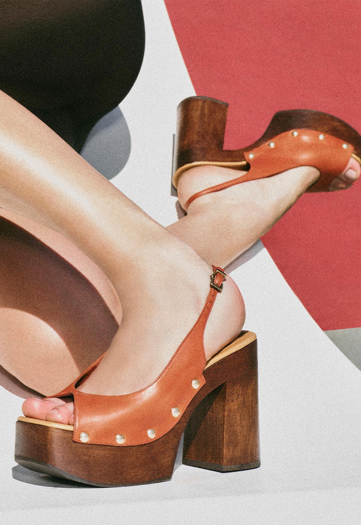 Rose Sling Platform Sandal Product Image