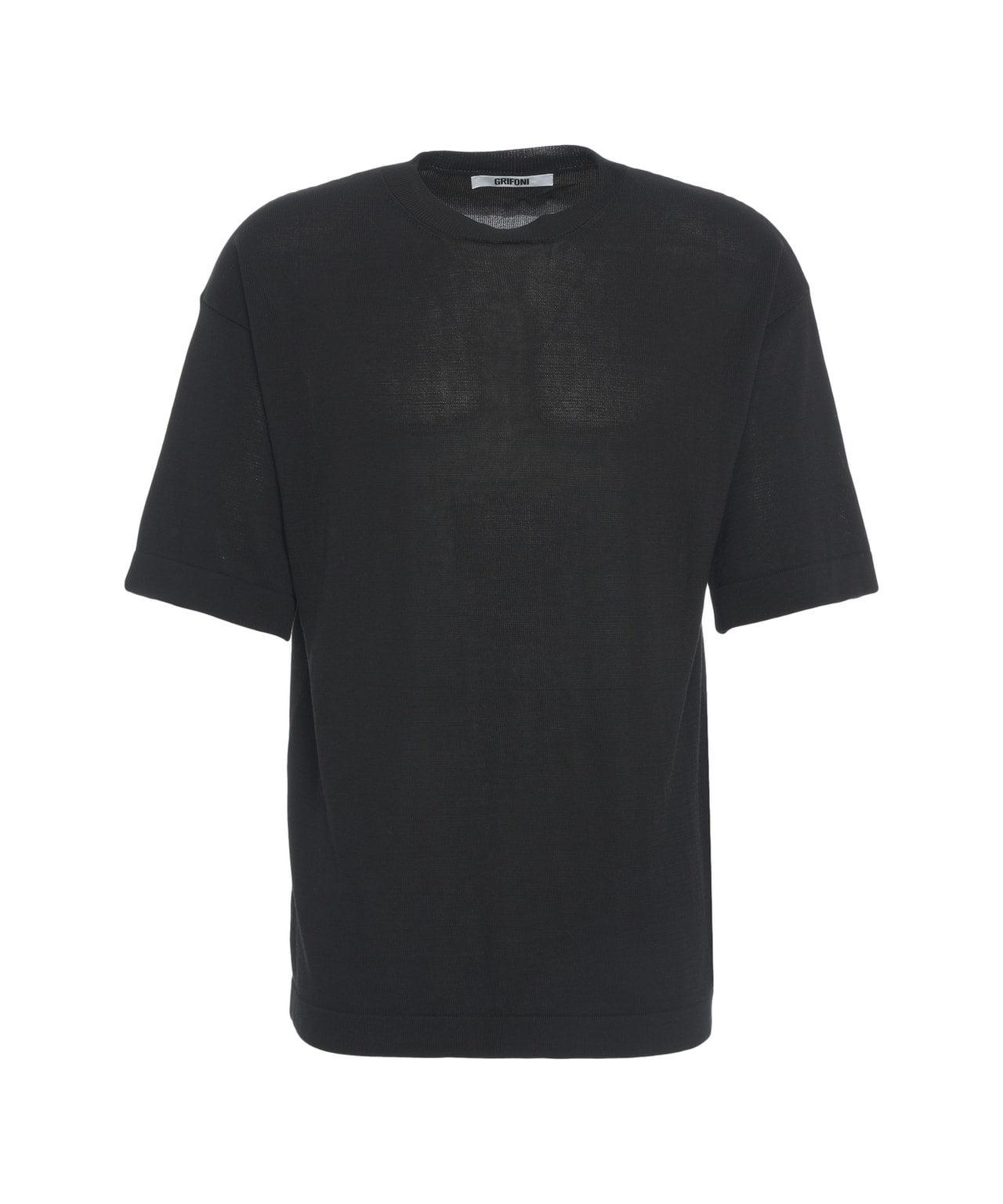 Knit t-shirt Product Image