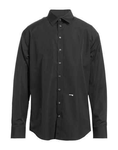 DSQUARED2 Man Shirt Black Size 44 Cotton Product Image