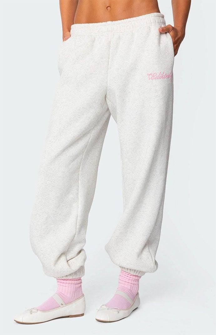 Edikted Women's Sasha Bow Detail Sweatpants Product Image