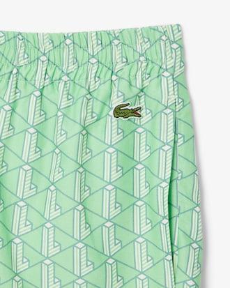 Lightweight Monogram Print Shorts Product Image