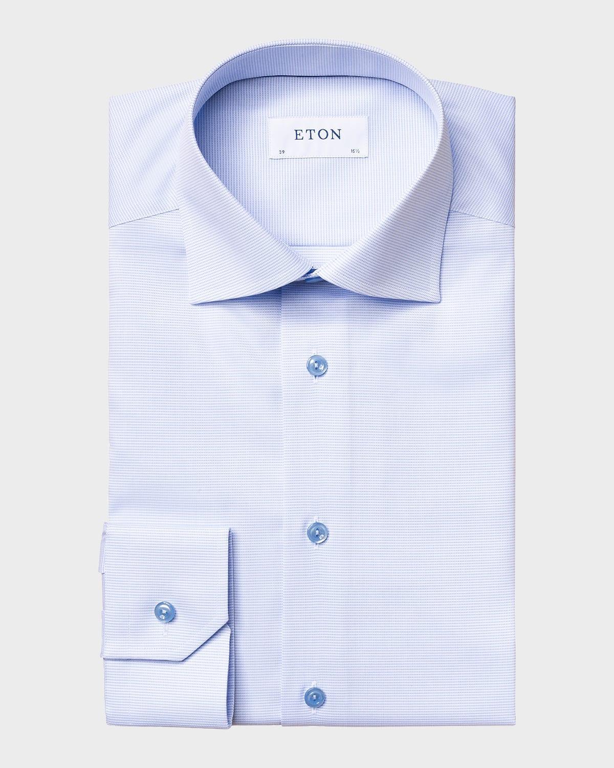 Mens Contemporary-Fit Textured Solid Shirt Product Image
