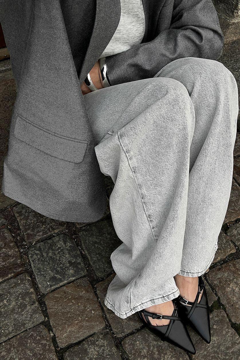 Loose Low Waist Long Jeans Product Image