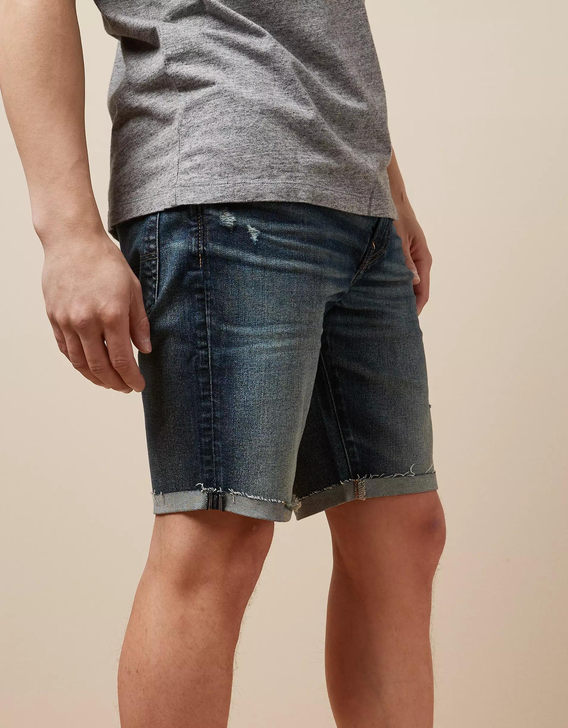 AE 9" AirFlex+ Ultrasoft Patched Denim Short Product Image
