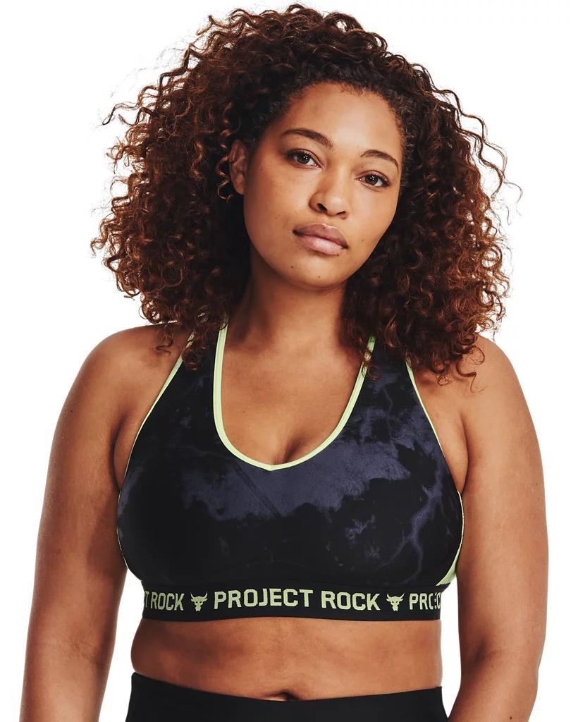 Women's Project Rock Crossback Printed Sports Bra Product Image