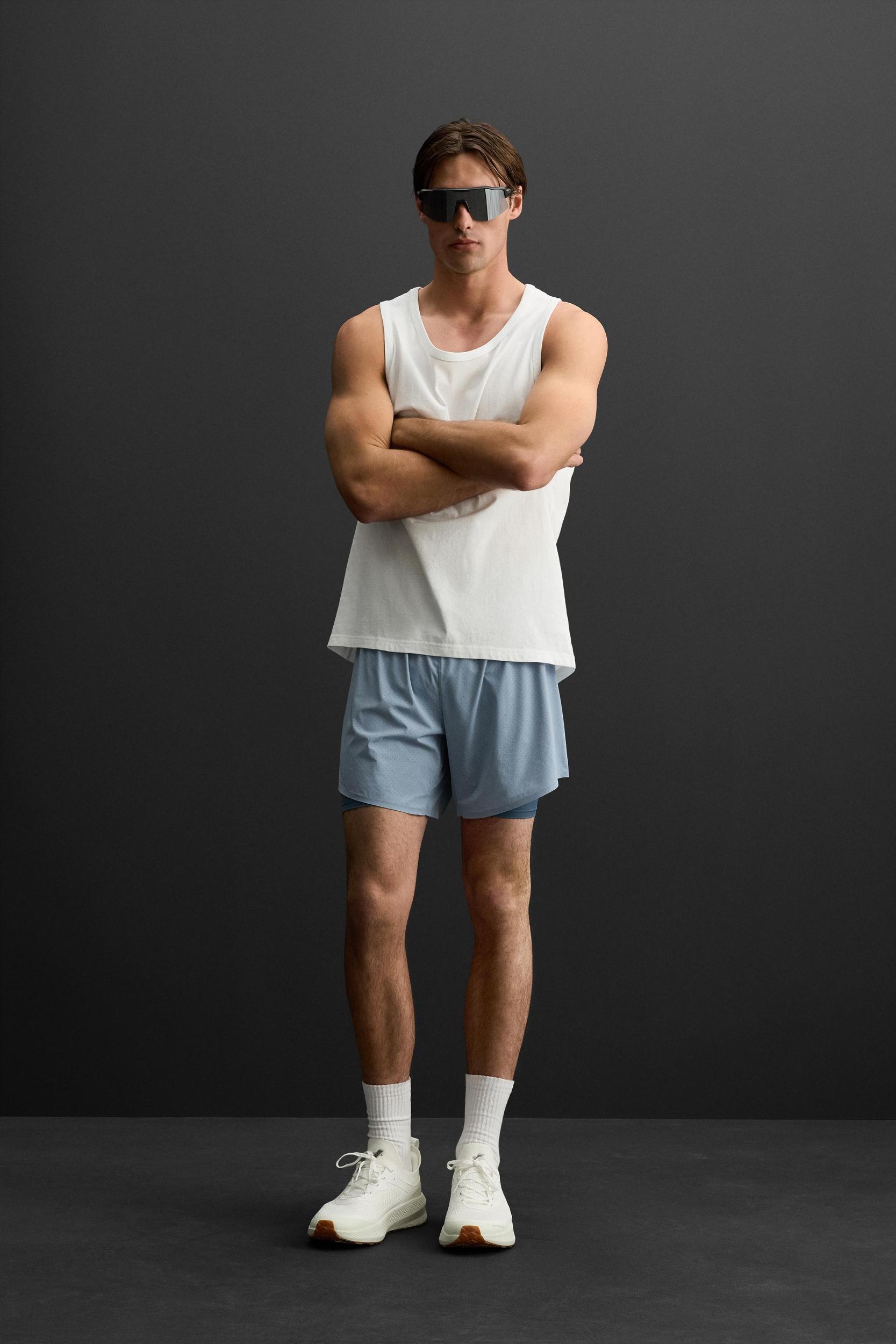 2-IN-1 PERFORATED SHORTS Product Image