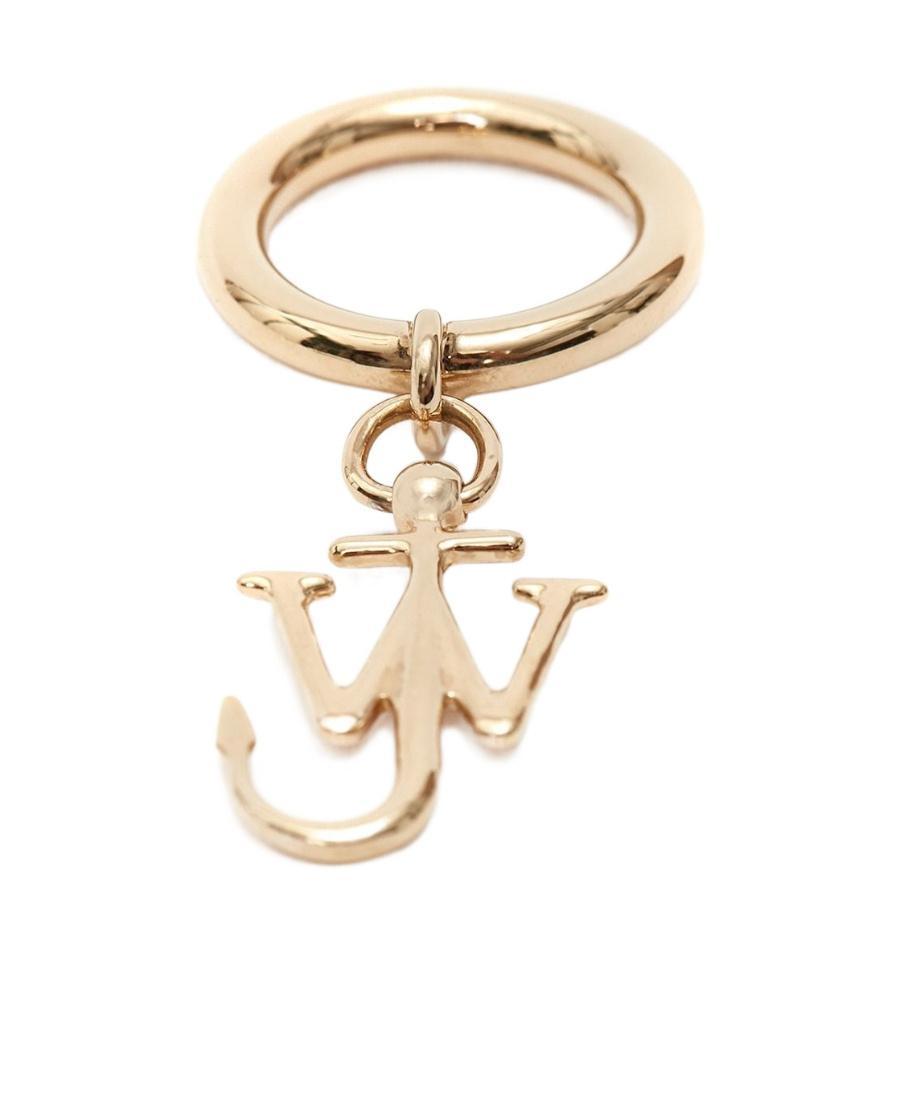 JW ANDERSON Jw Anchor Charm Ring In Nude Product Image