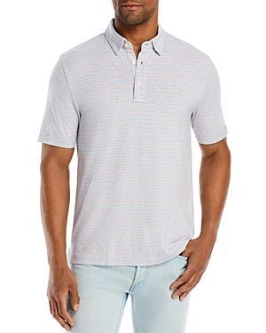 Faherty Movement Stretch Stripe Regular Fit Polo Shirt Product Image