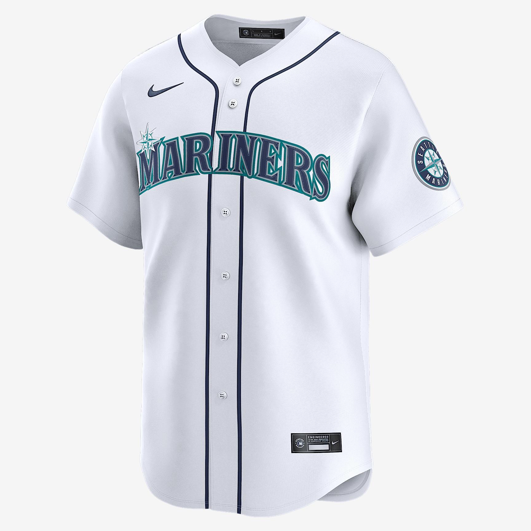 Logan Gilbert Seattle Mariners Nike Mens Dri-FIT ADV MLB Limited Jersey | LM25MVHOMV9-5C8 Product Image