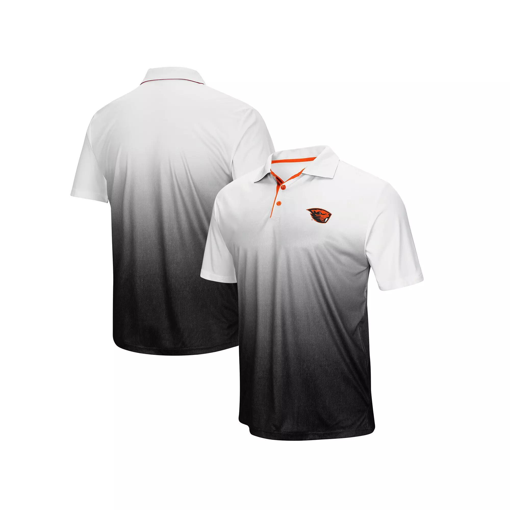 Men's Colosseum Gray Oregon State Beavers Magic Team Logo Polo,  Product Image