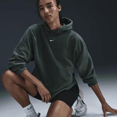 Nike One Women's Oversized Therma-FIT Pullover Fleece Hoodie Product Image