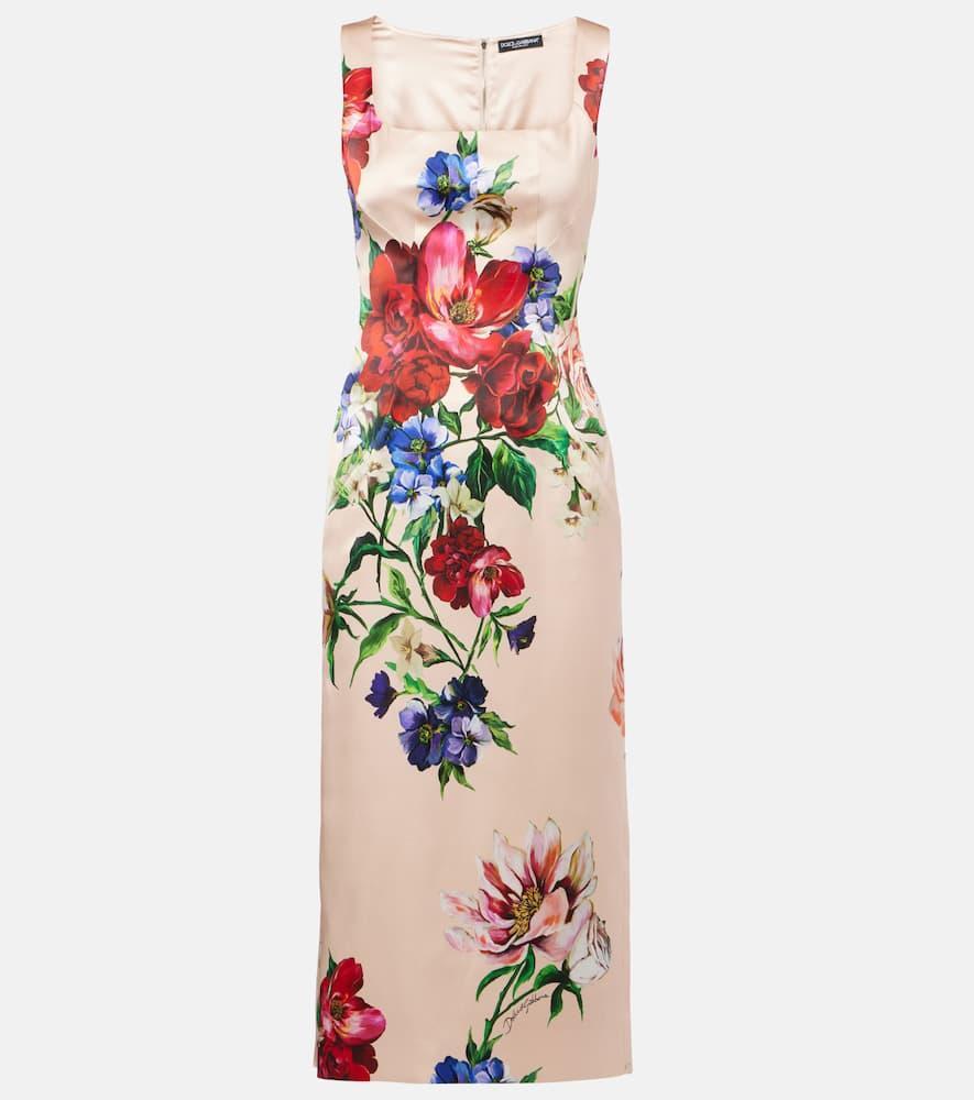 floral-print midi dress Product Image