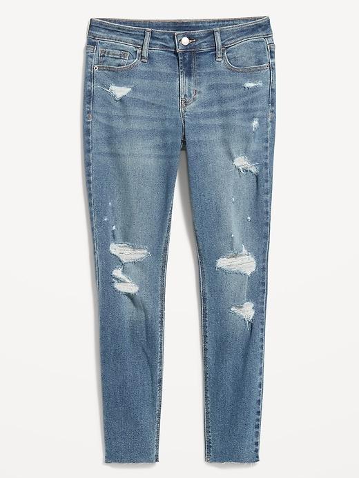 Mid-Rise Rockstar Super-Skinny Jeans Product Image